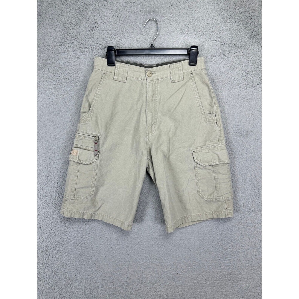 OTB Shorts Mens 30 Beige Cargo Chino Flat Front Utility Casual Outdoor Pockets